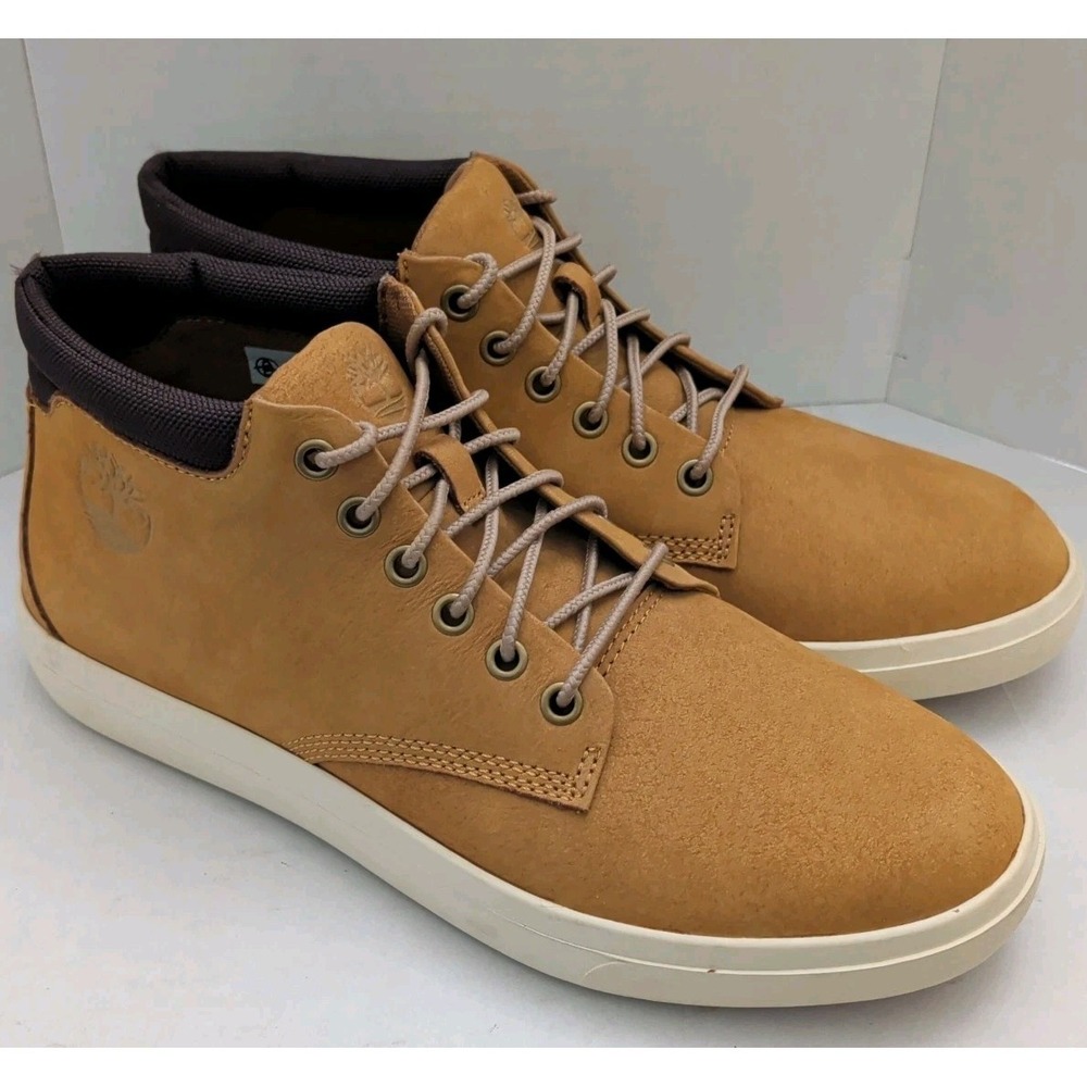 Timberland Ashwood Park Chukka Wheat Nubuck Ankle Shoes Boots Men's Sz 8 A1Z3K